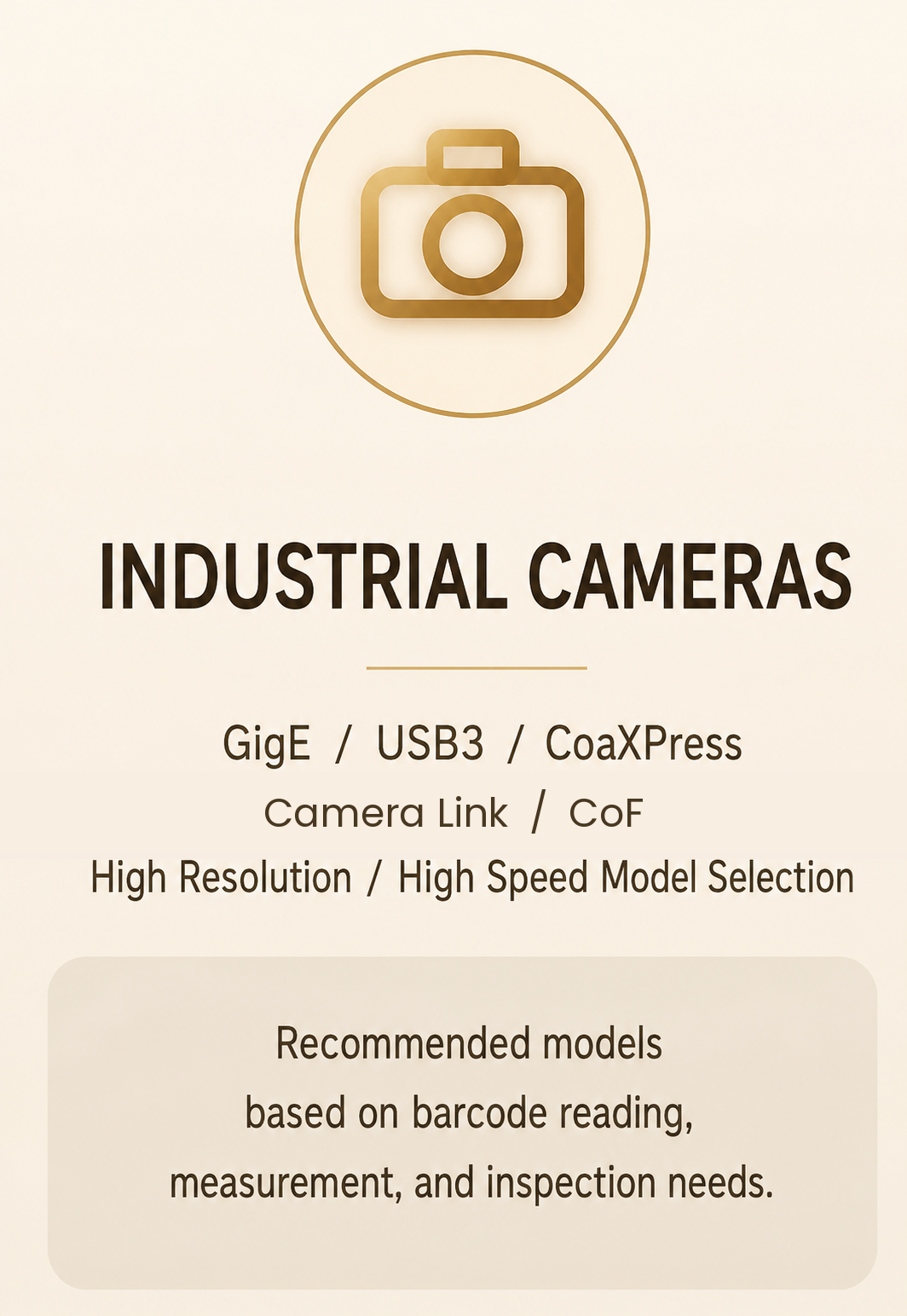 Machine Vision Industrial Camera